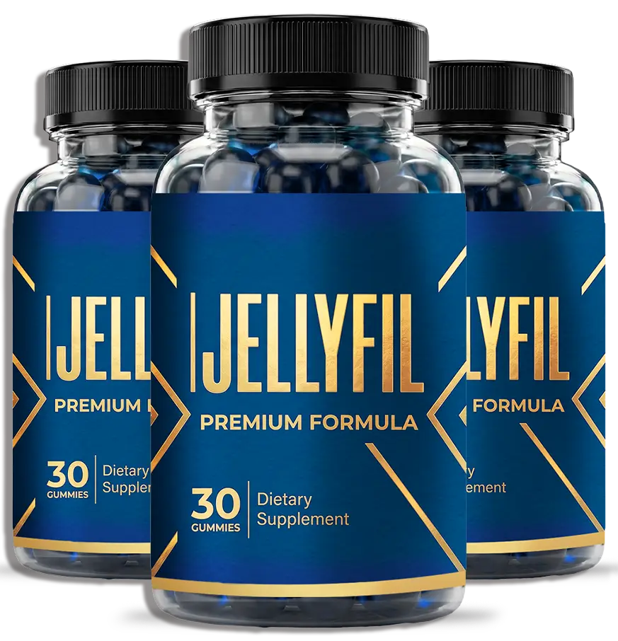 Three JellyFil bottles